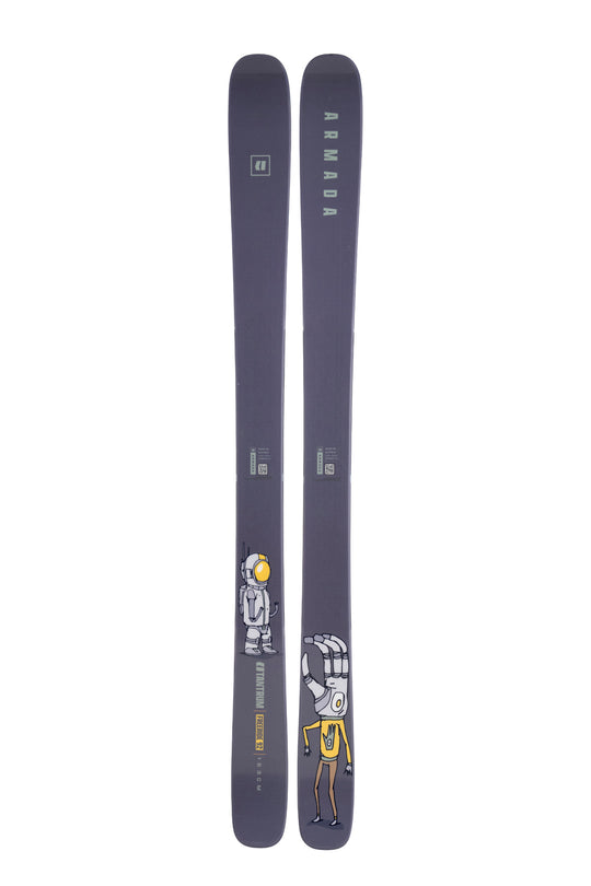 Armada Tantrum junior skis - dark grey with astronaut graphic