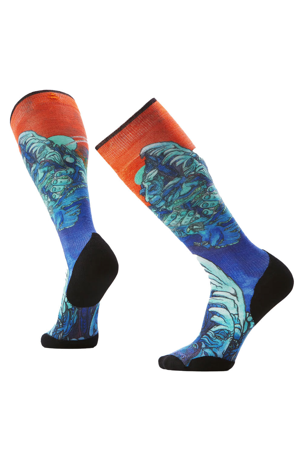 Smartwool Ski Targeted Cushion Winter Haze Print OTC Socks - Men's - 25/26