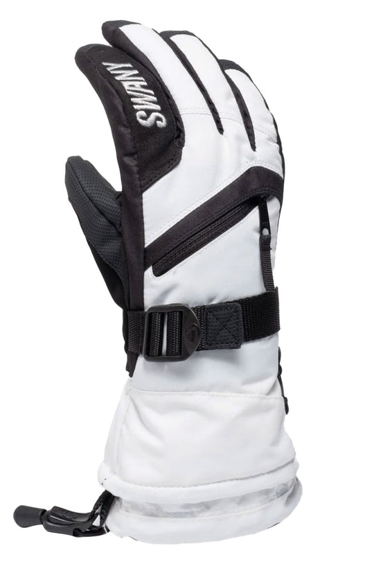 White glove with black accents and a visible brand logo on a white background