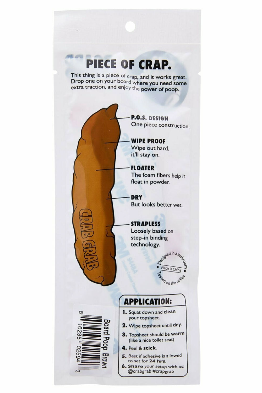 Crab Grab Board Poop Stomp Pad