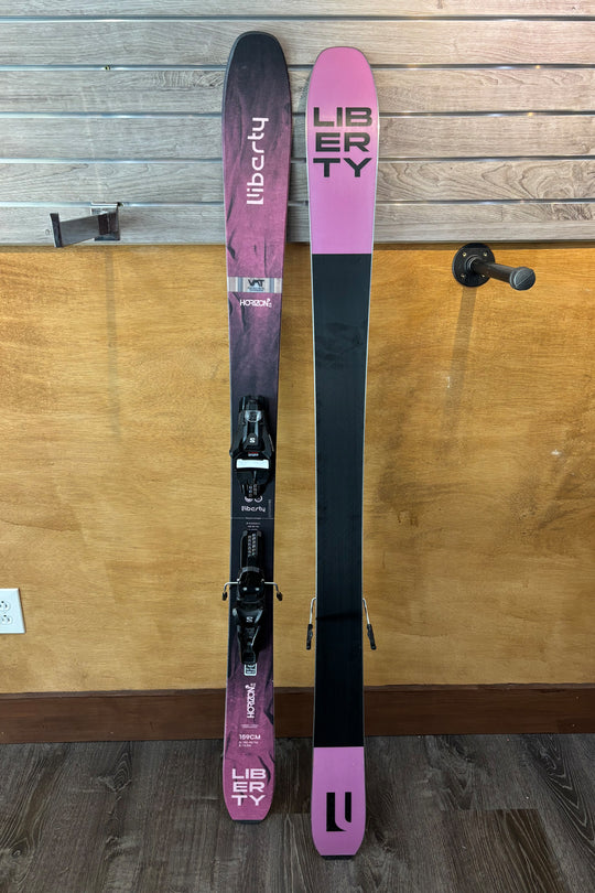 women's Liberty Horizon 92 skis, pink/purple
