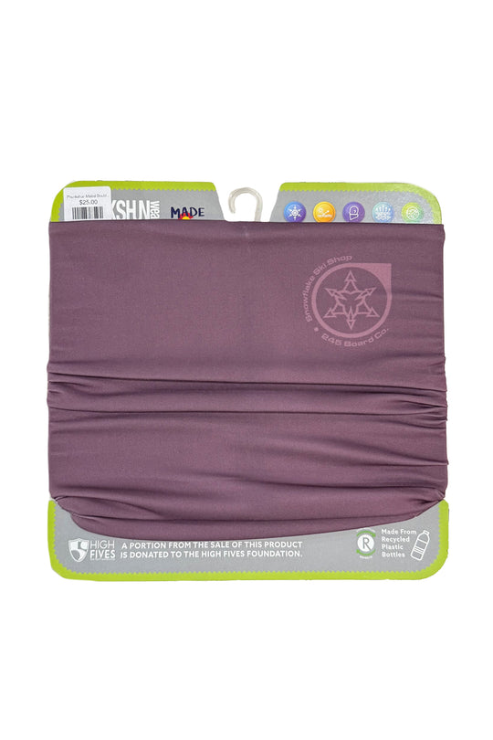 Snowflake Ski Shop neck gaiter, purple