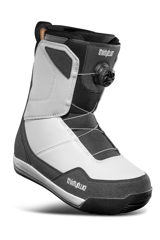 men's Thirtytwo Shifty BOA snowboard boots, white and black
