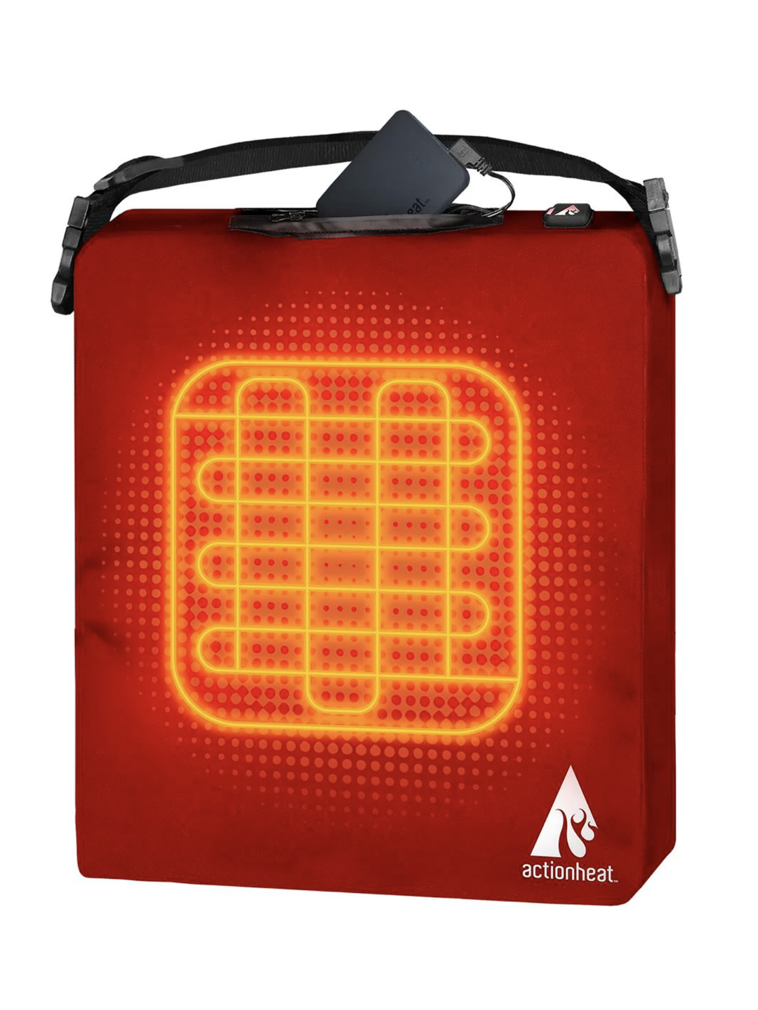 Action Heat heated seat cushion, red