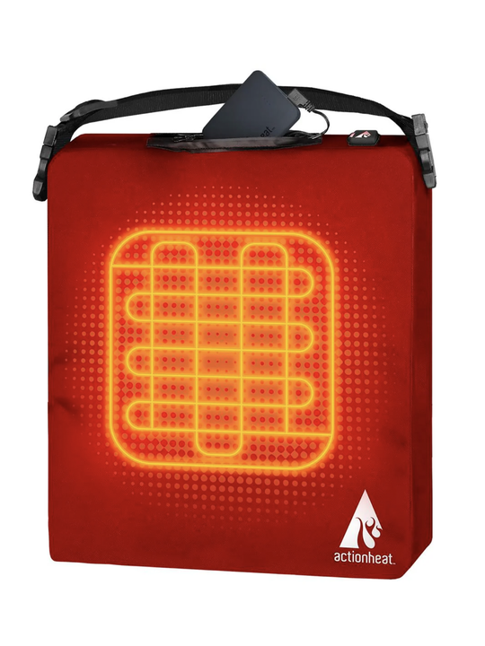 Action Heat heated seat cushion, red