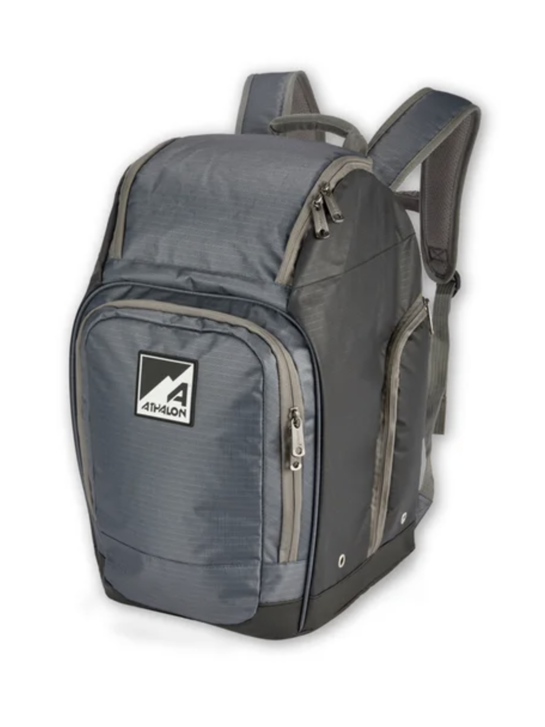 Athalon Alpine ski/snowboard boot backpack, black and gray