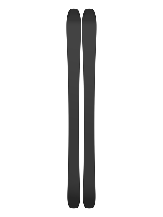 bottom of Atomic Maven skis, black
