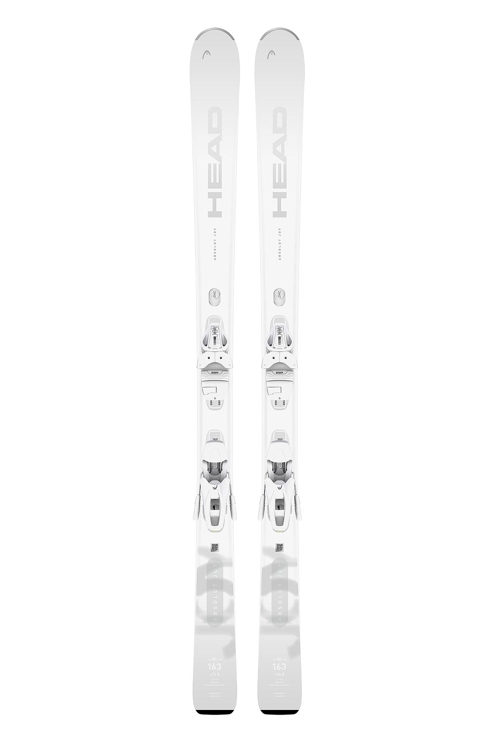 Head Absolute Joy skis, white with gray accents