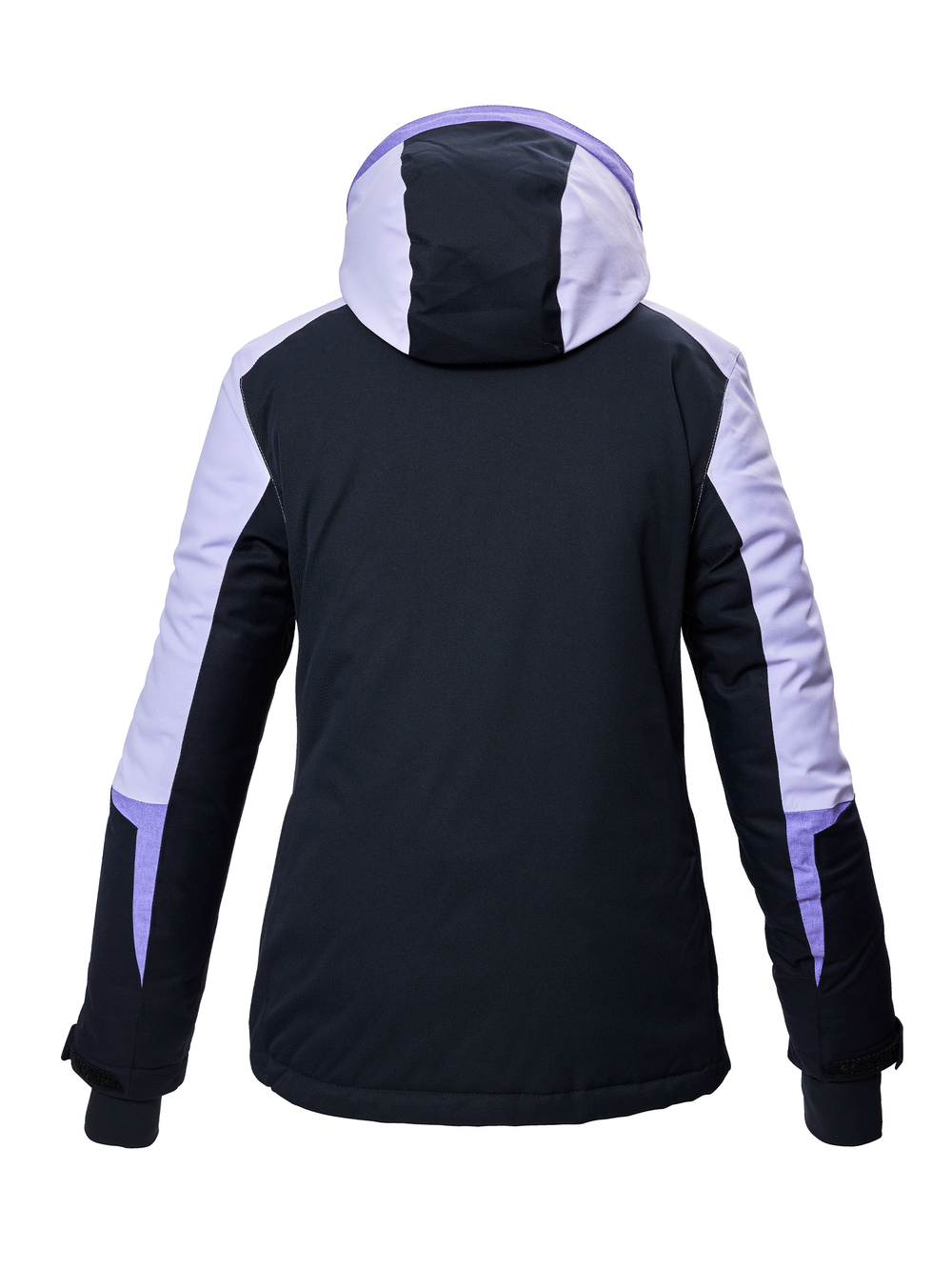 women's Killtec 66 ski jacket, purple and black