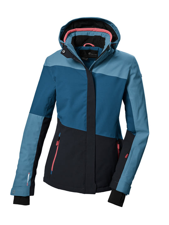 women's Killtec 67 ski jacket, 3 toned blue