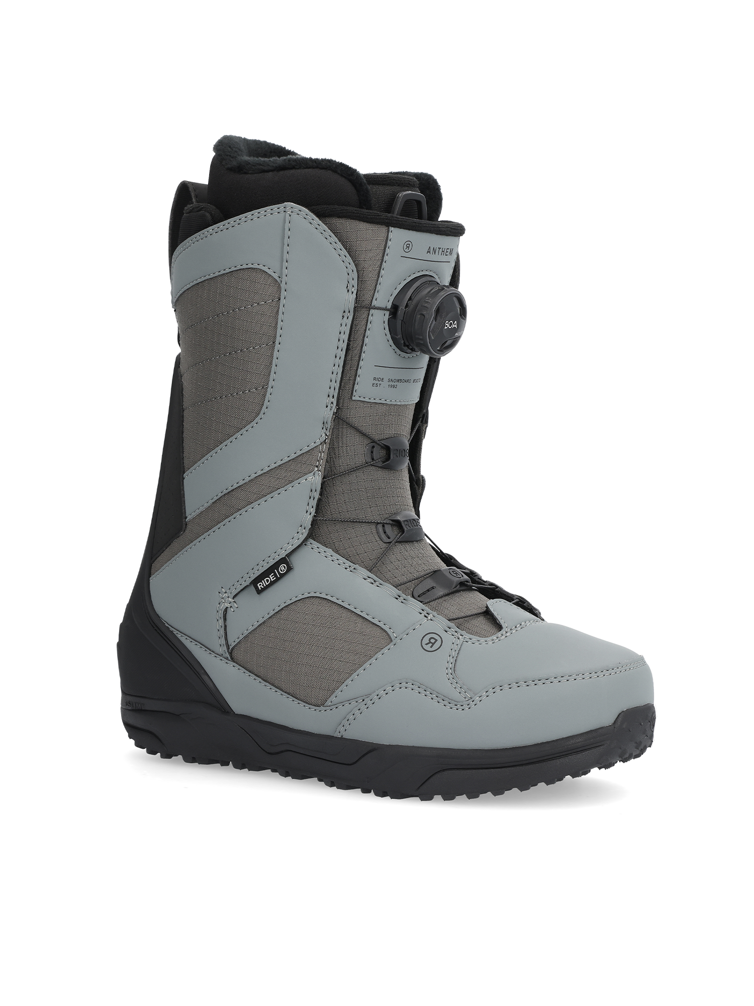 men's Ride Anthem snowboard boots, slate gray/blue