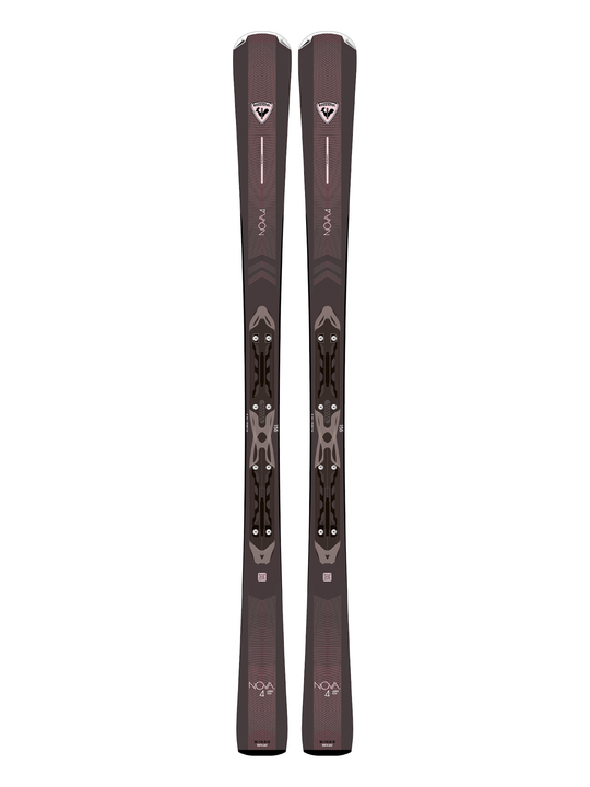 women's Rossignol Nova 4 system skis, purple