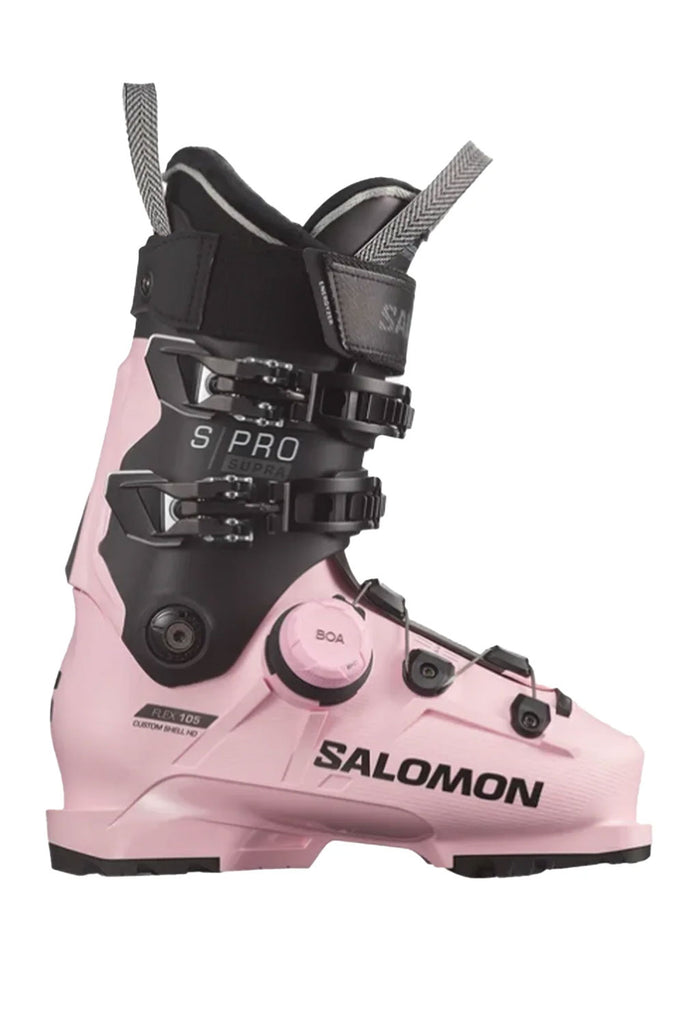 Salomon 女性用スノーボードブーツ グレー/ピンク Salomon 女性用スノーボードブーツ グレー/ピンク