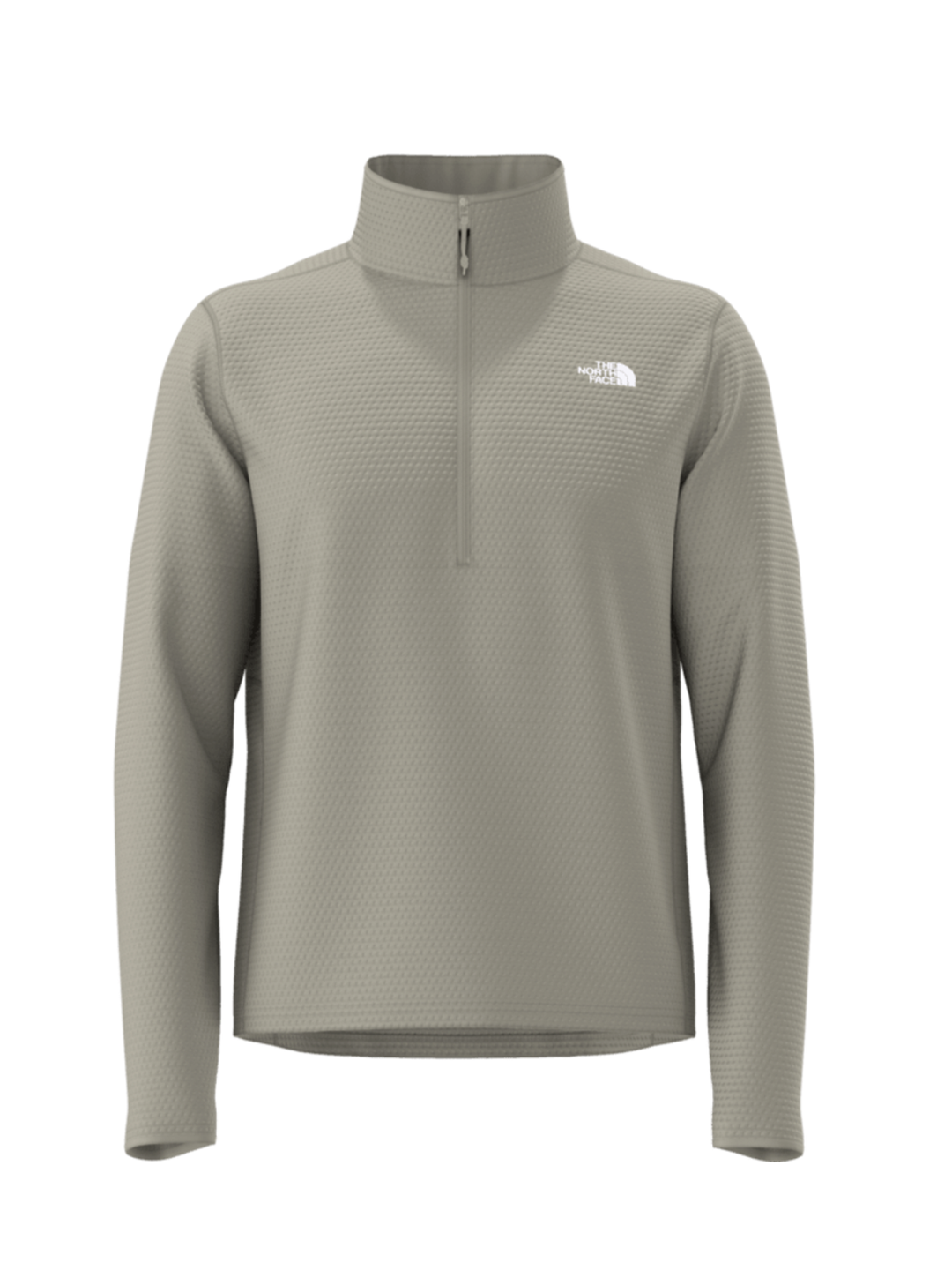 The North Face Men s Dotknit Thermal 1 4 Zip XL Clay Grey