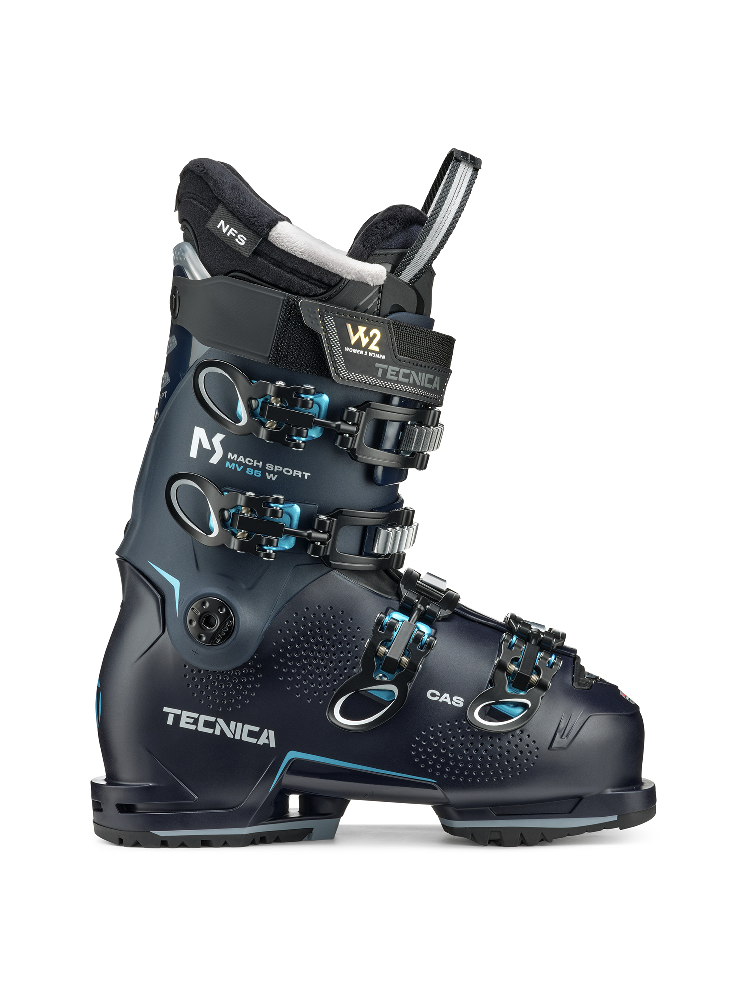 women's Tecnica ski boots, ink blue