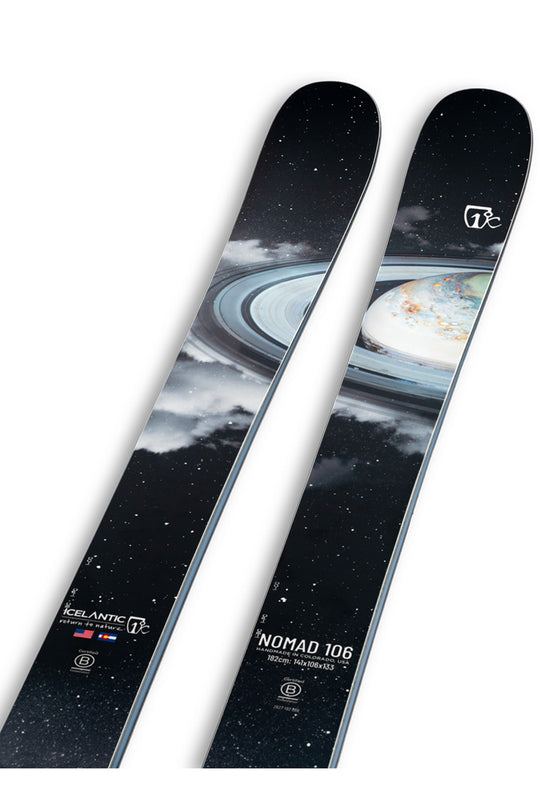 Icelantic Nomad 106 Skis - Unisex - 26/27