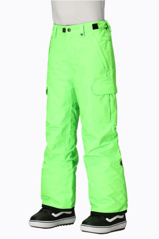 lime green snow pants