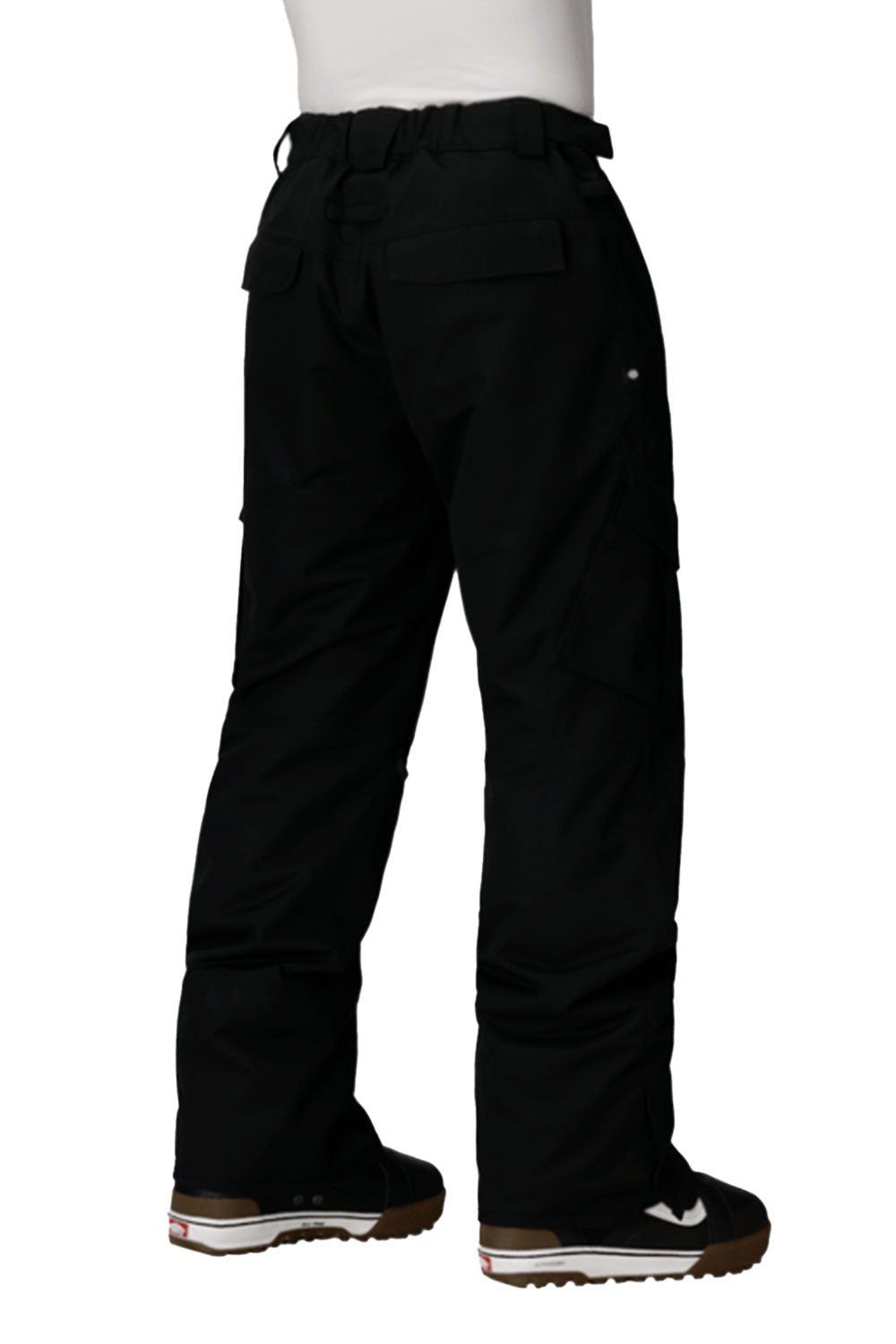Black pants on a white background