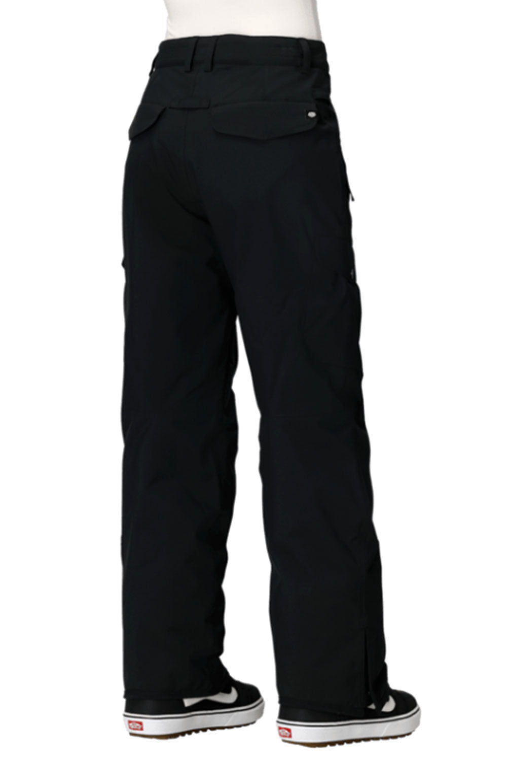 Black pants on a white background