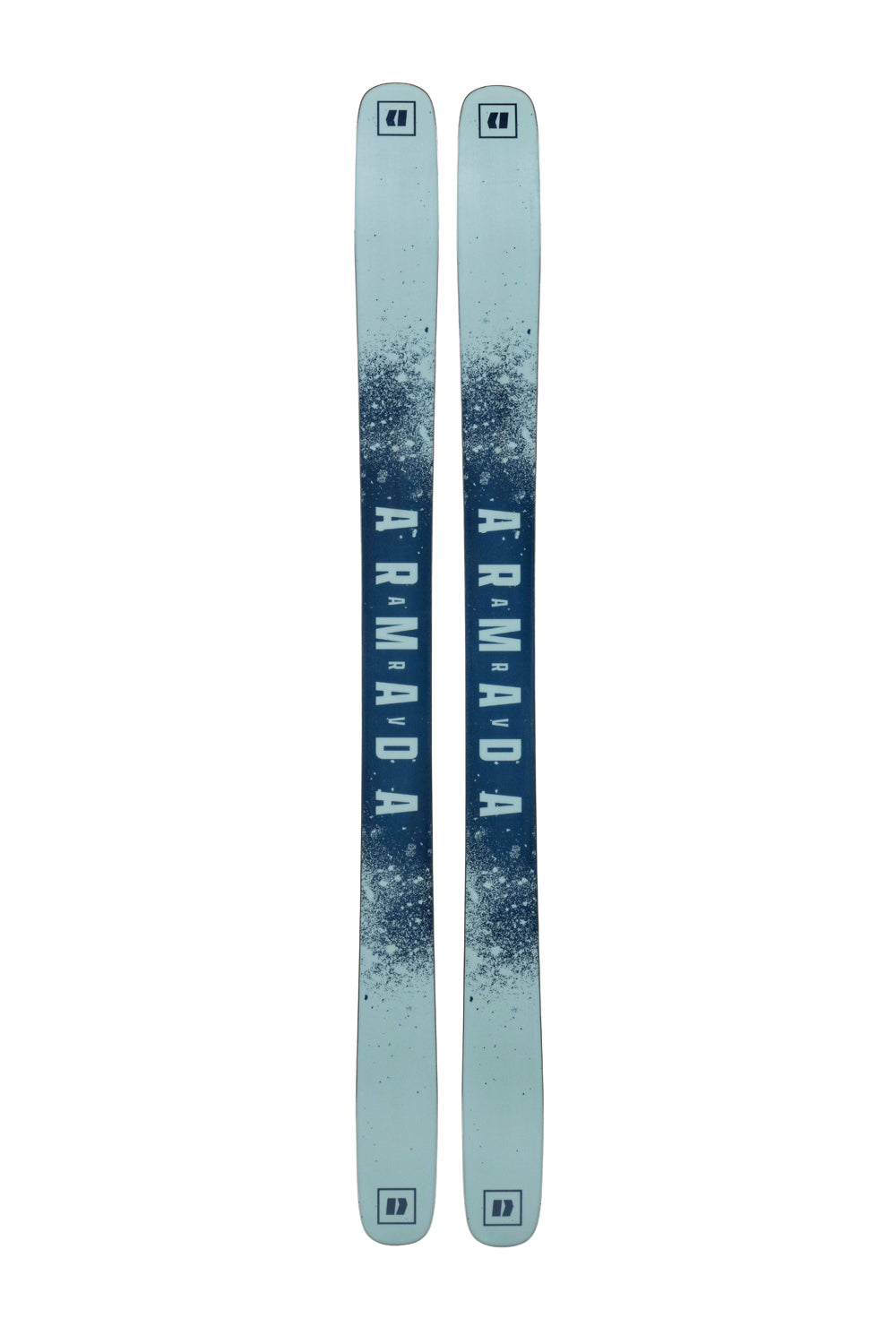 Armada ARV skis - two tone blue speckled base