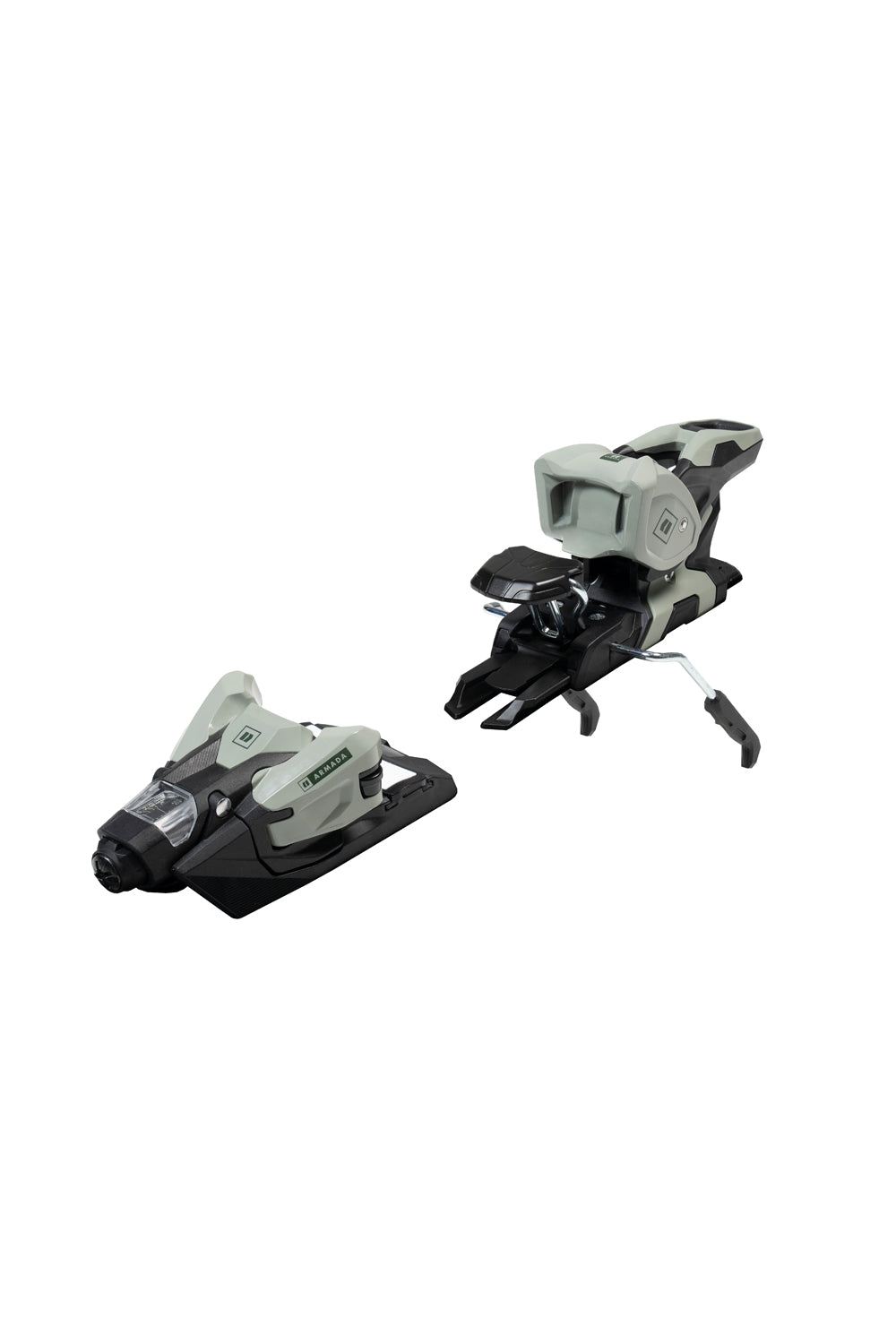 Armada Strive 12 ski bindings,  black and sage green