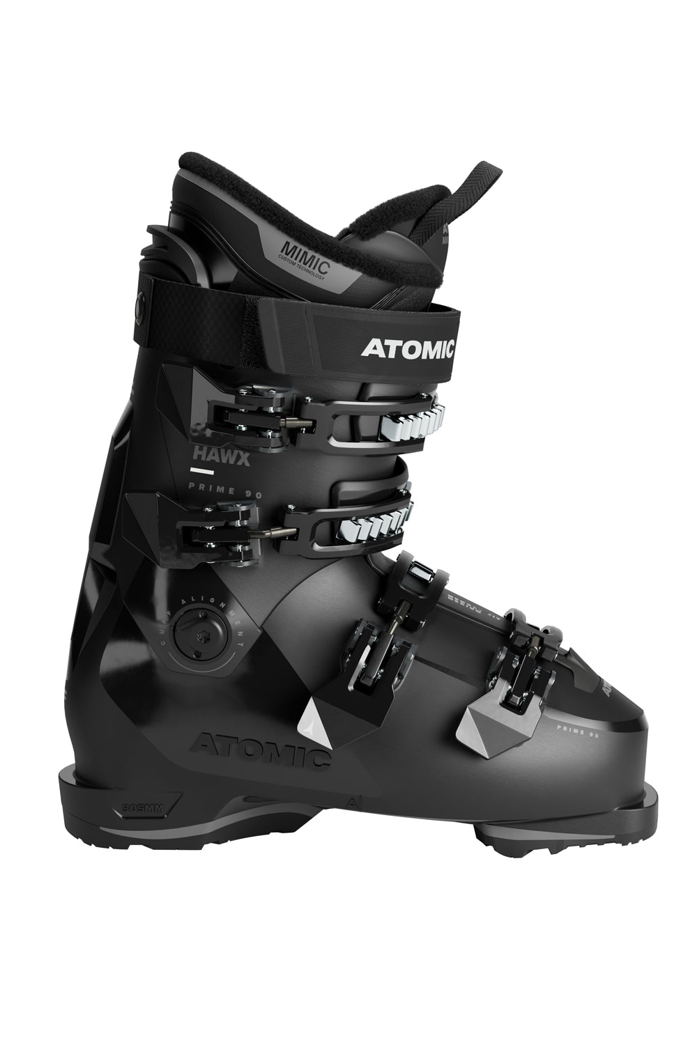 men's Atomic Hawx Prikme 90 ski boots, black
