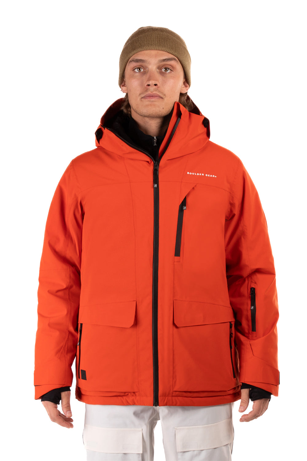 men's Boulder Gear Frontier ski jacket, Orange