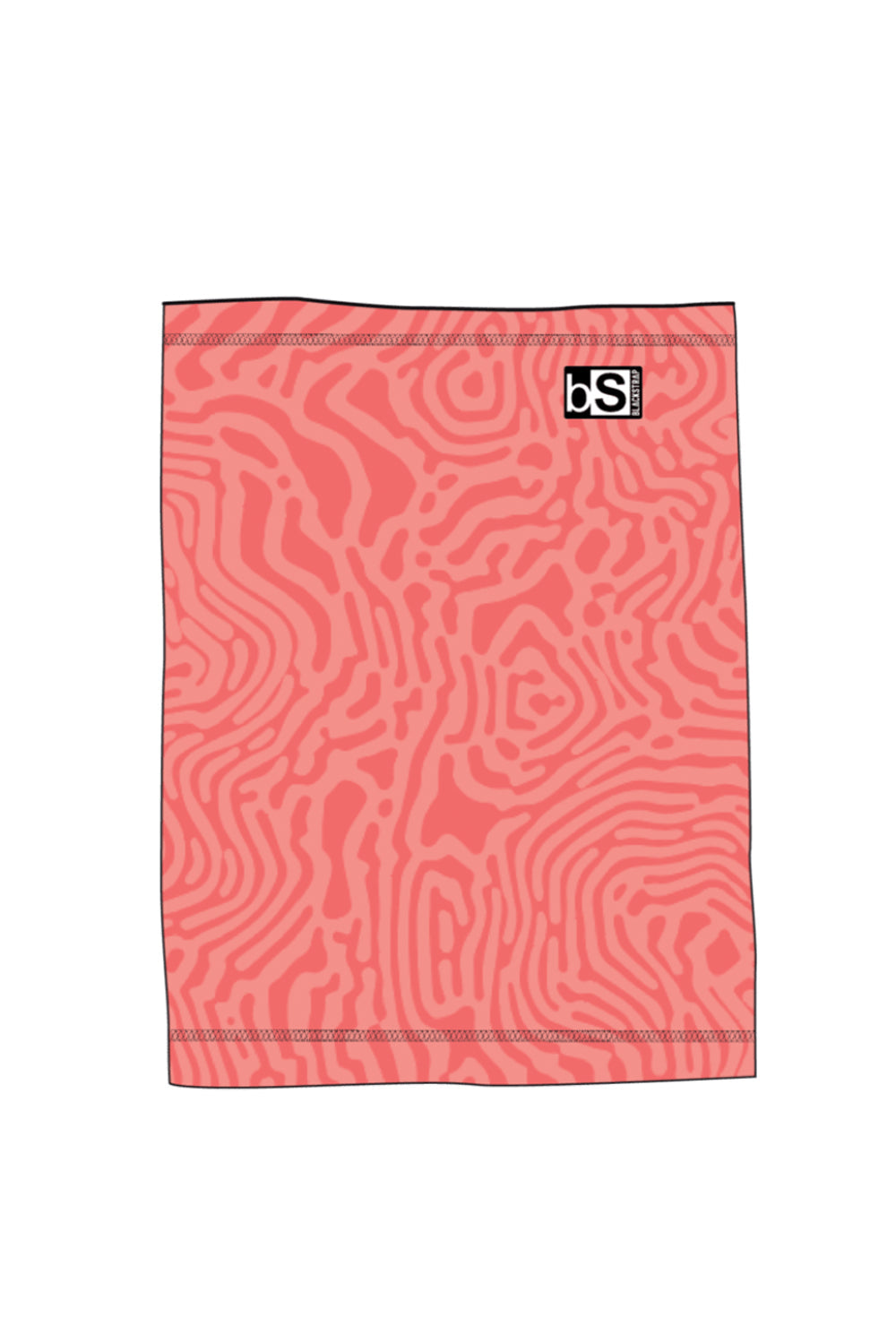 Kids' Blackstrap neck tube, coral imprint pattern