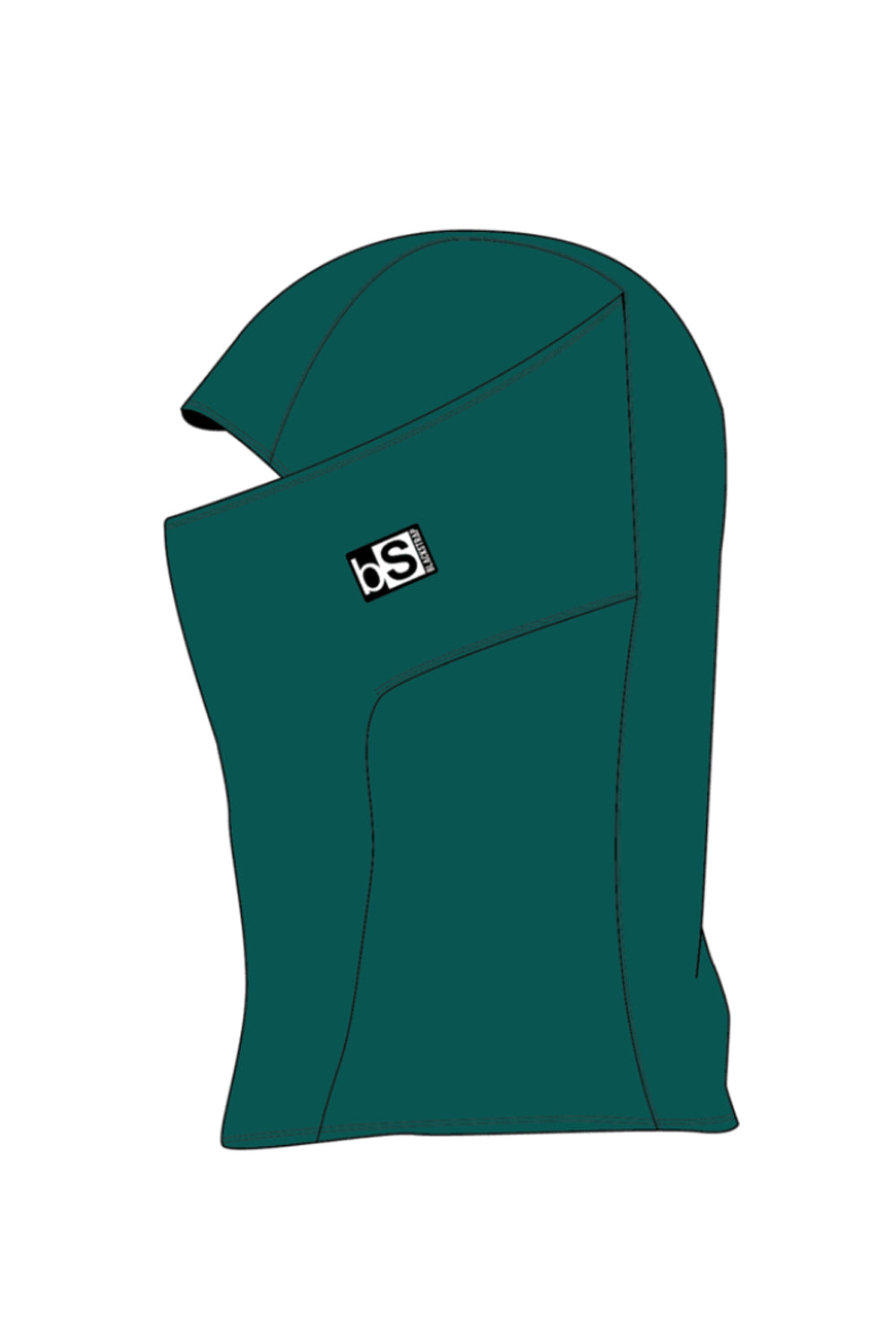 Adult Blackstrap balaclava, evergreen