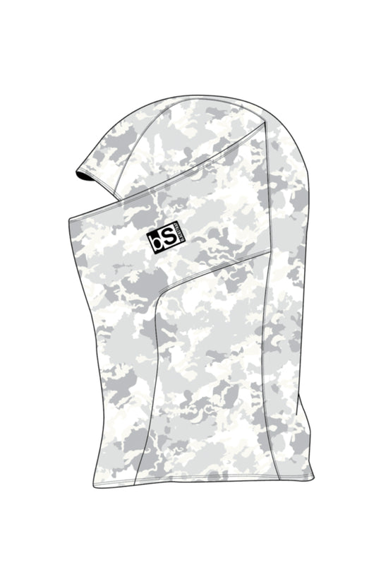 Adult Blackstrap balaclava, white camo