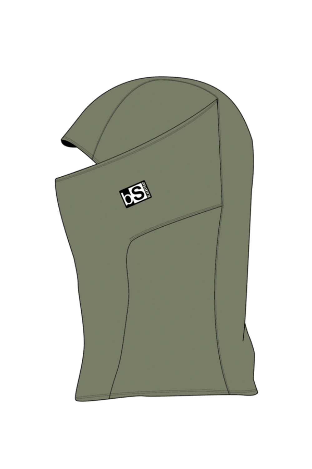 Adult Blackstrap balaclava, sage green
