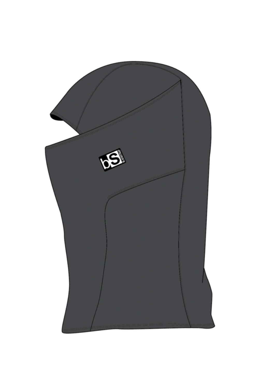 Adult Blackstrap balaclava, gray
