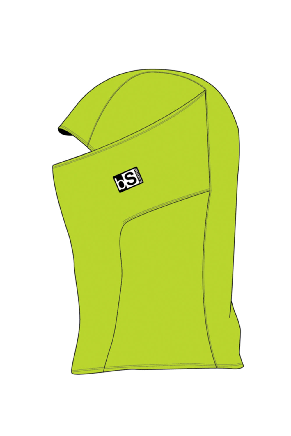 Blackstrap Kids' balaclava, lime green

