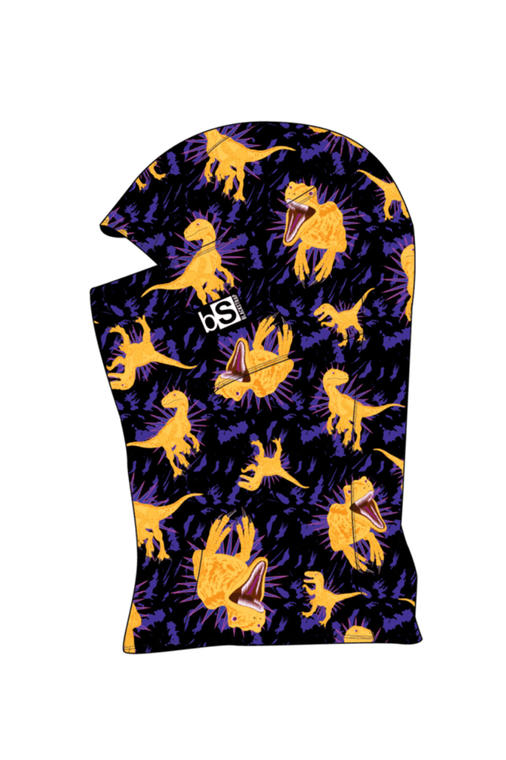 Blackstrap Kids' balaclava, dinosaur pattern