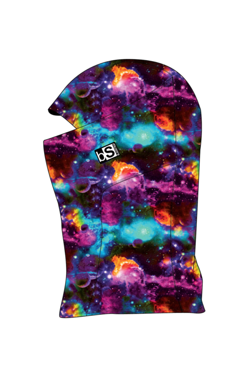 Blackstrap Kids' balaclava, space galatic pattern