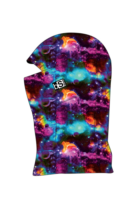 Blackstrap Kids' balaclava, space galatic pattern