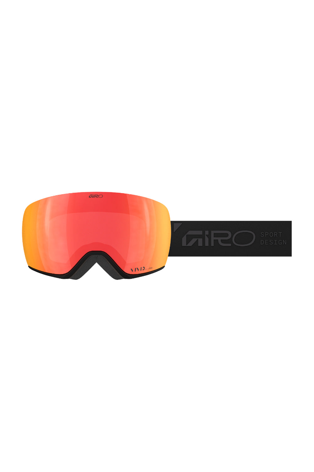 Giro Article II ski/snowboard goggles, black strap red lens