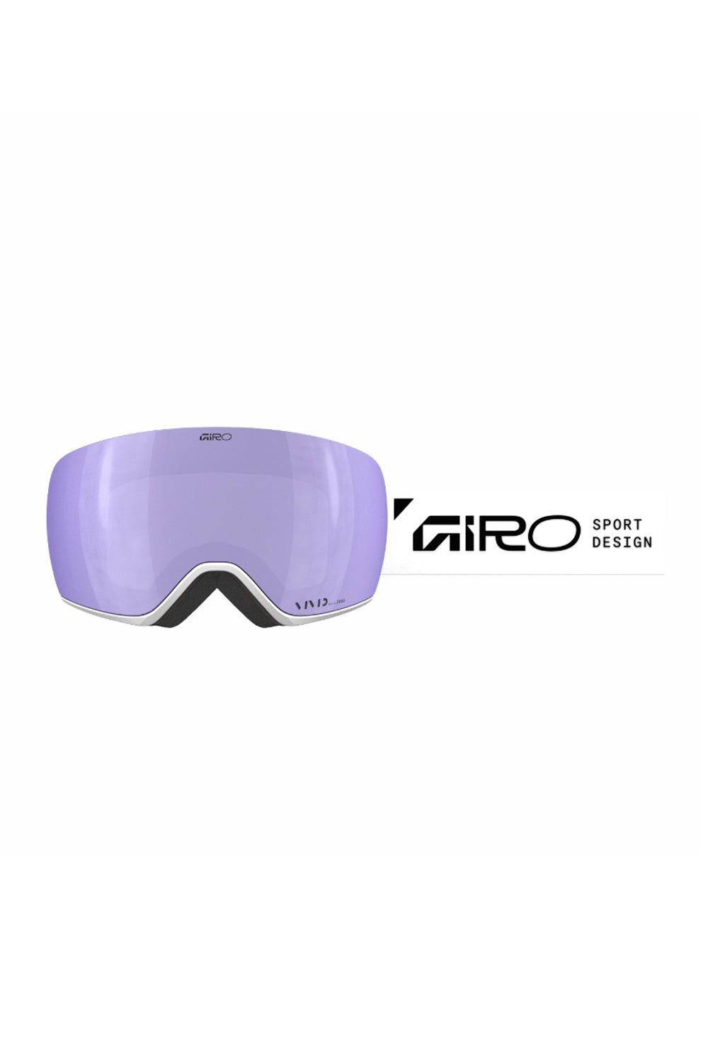 Giro Article II ski/snowboard goggles, white strap purple lens