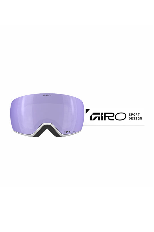 Giro Article II ski/snowboard goggles, white strap purple lens