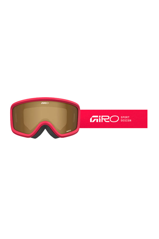Giro Chico 2.0 kids ski snowboard goggles, red strap & frame