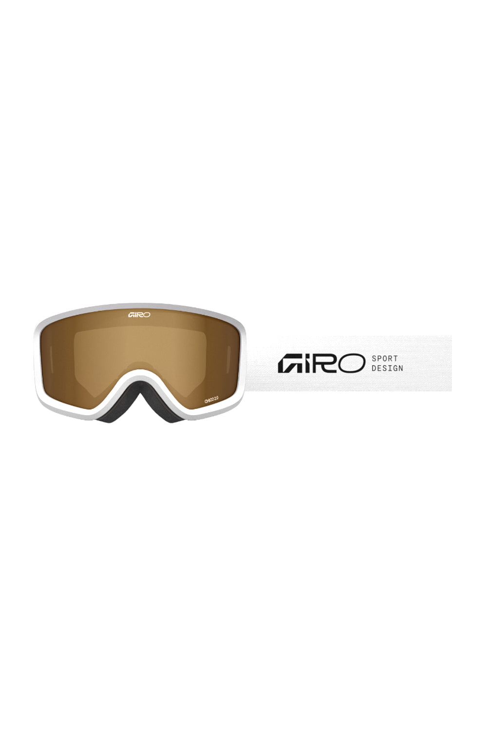 Giro Chico 2.0 kids ski snowboard goggles, white strap & frame