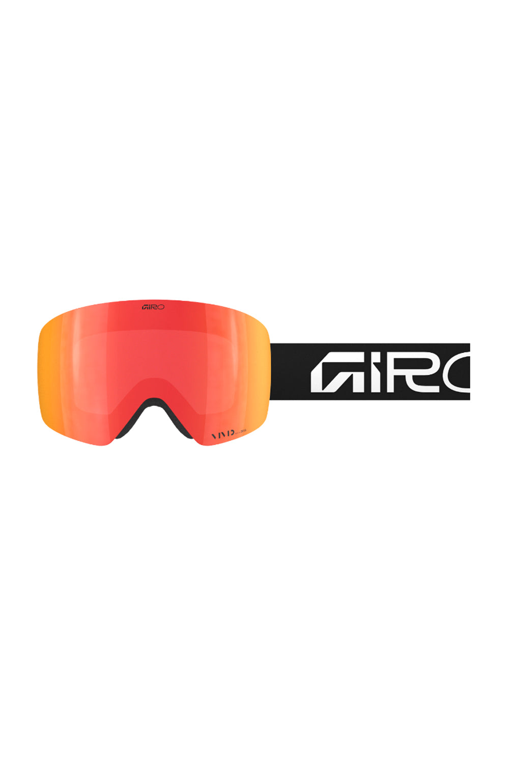 Giro Contour ski/snowboard goggles, black strap red lens
