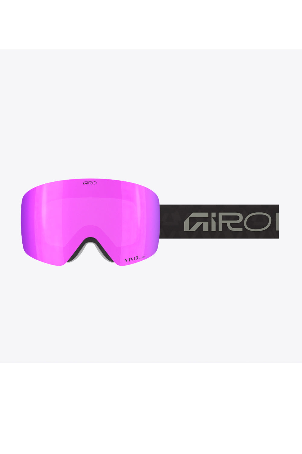 Giro Contour RS ski/snowboard goggles, black strap and pink lens