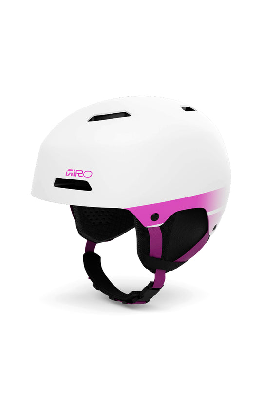 Giro Ledge ski/snowboard helmet, white and pink