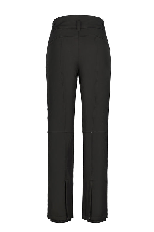 Black ski pants on a white background