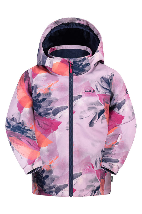 Floral-patterned jacket on a white background