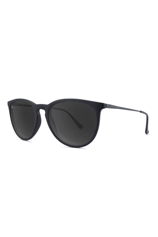 Black sunglasses on a white background