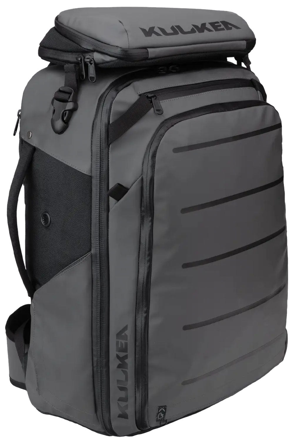 Grey Kulkea ski boot backpack