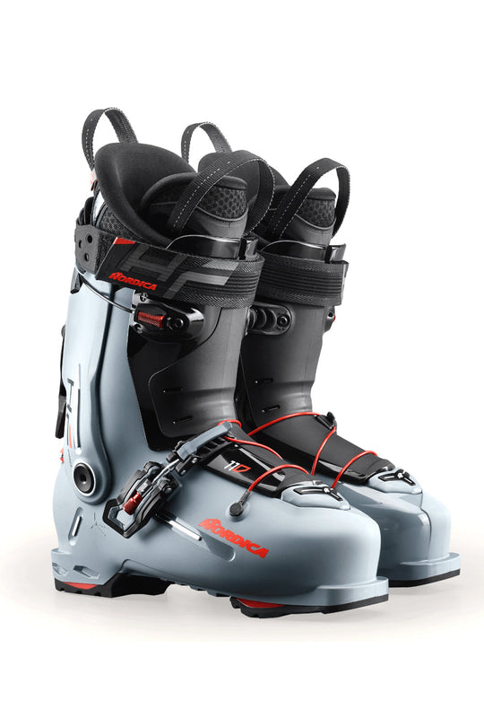 men's Nordica Pro HF 110 ski boots, gray and black