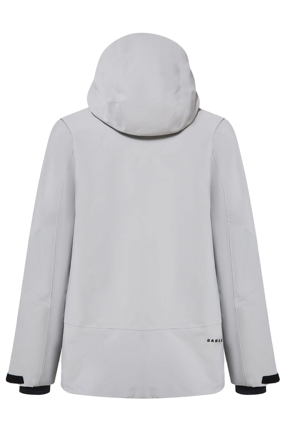 Light gray hooded jacket on a white background